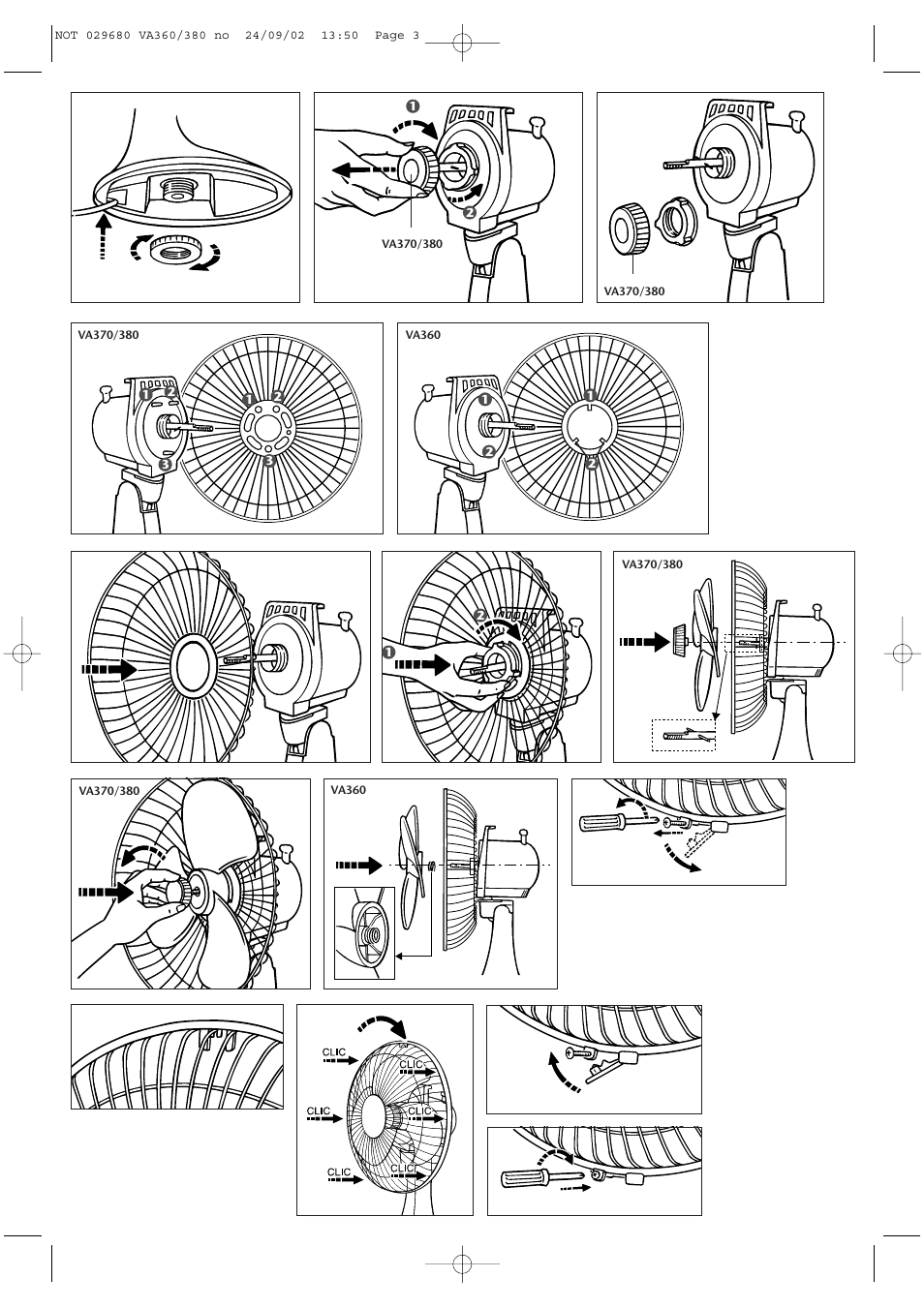 ROWENTA VA360 User Manual | Page 3 / 6