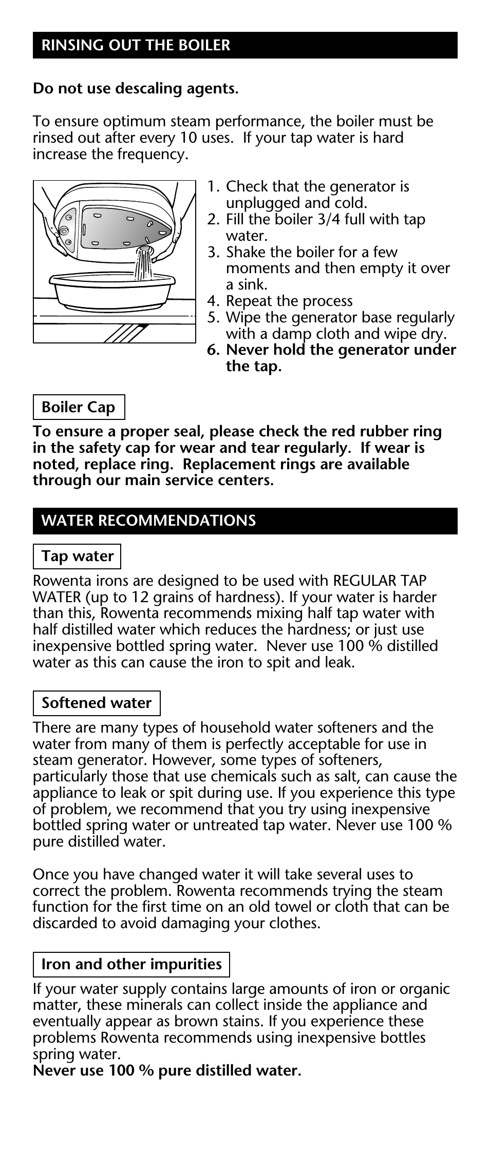 ROWENTA DG 560 User Manual | Page 7 / 10