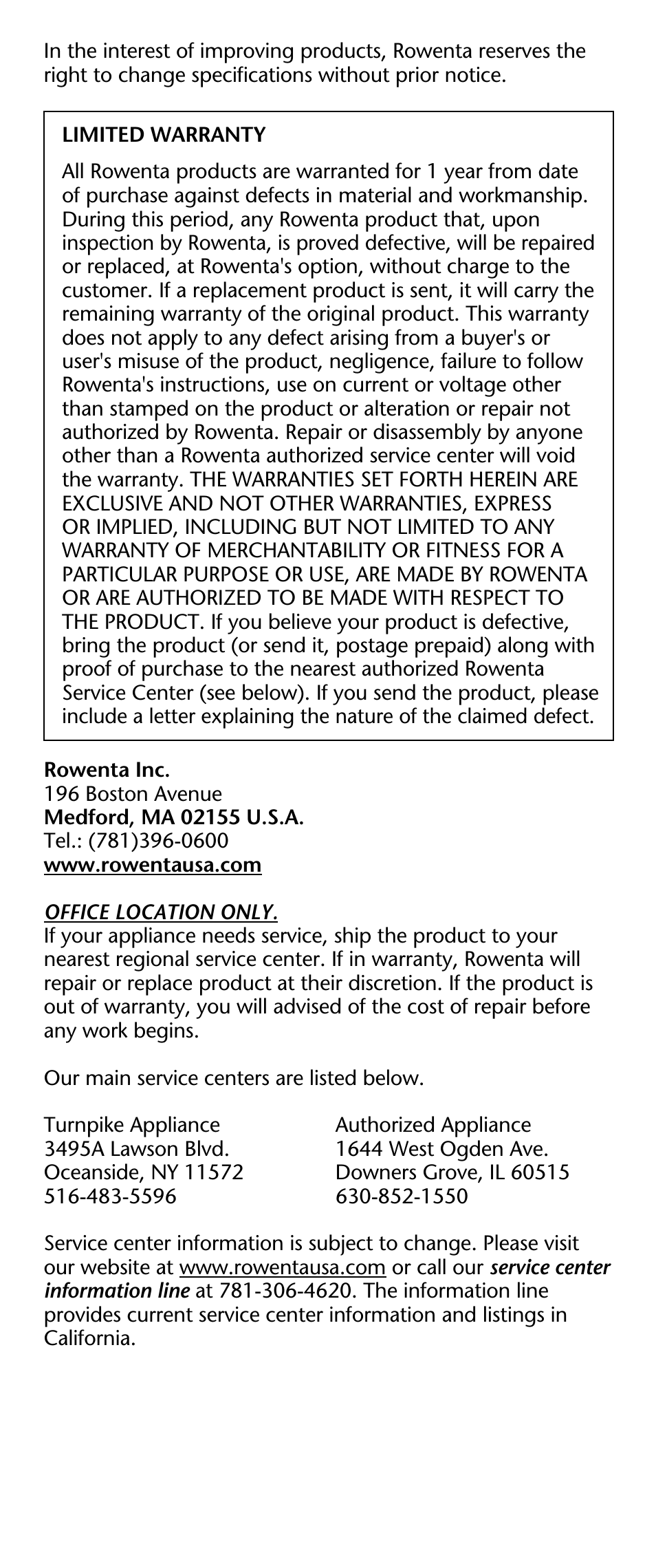 ROWENTA Power Press User Manual | Page 10 / 10