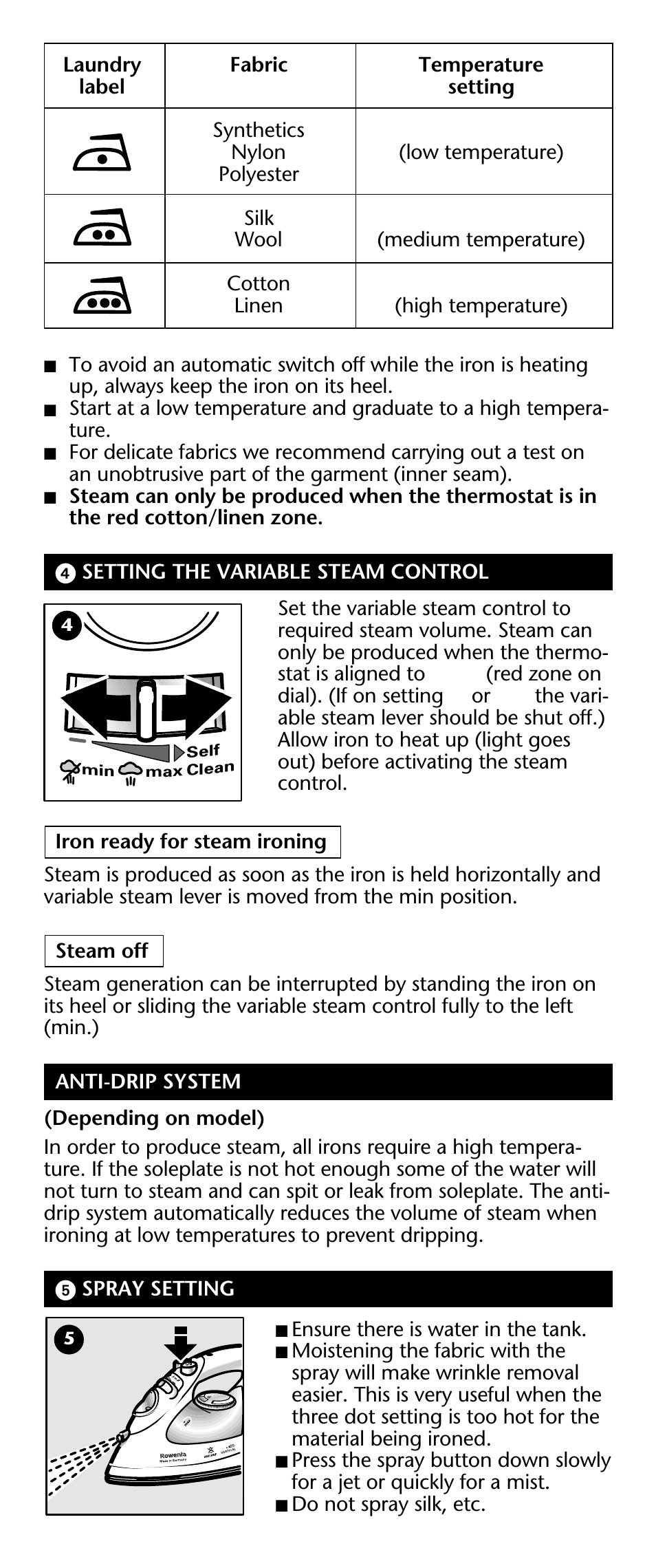 ROWENTA Power Press User Manual | Page 4 / 10