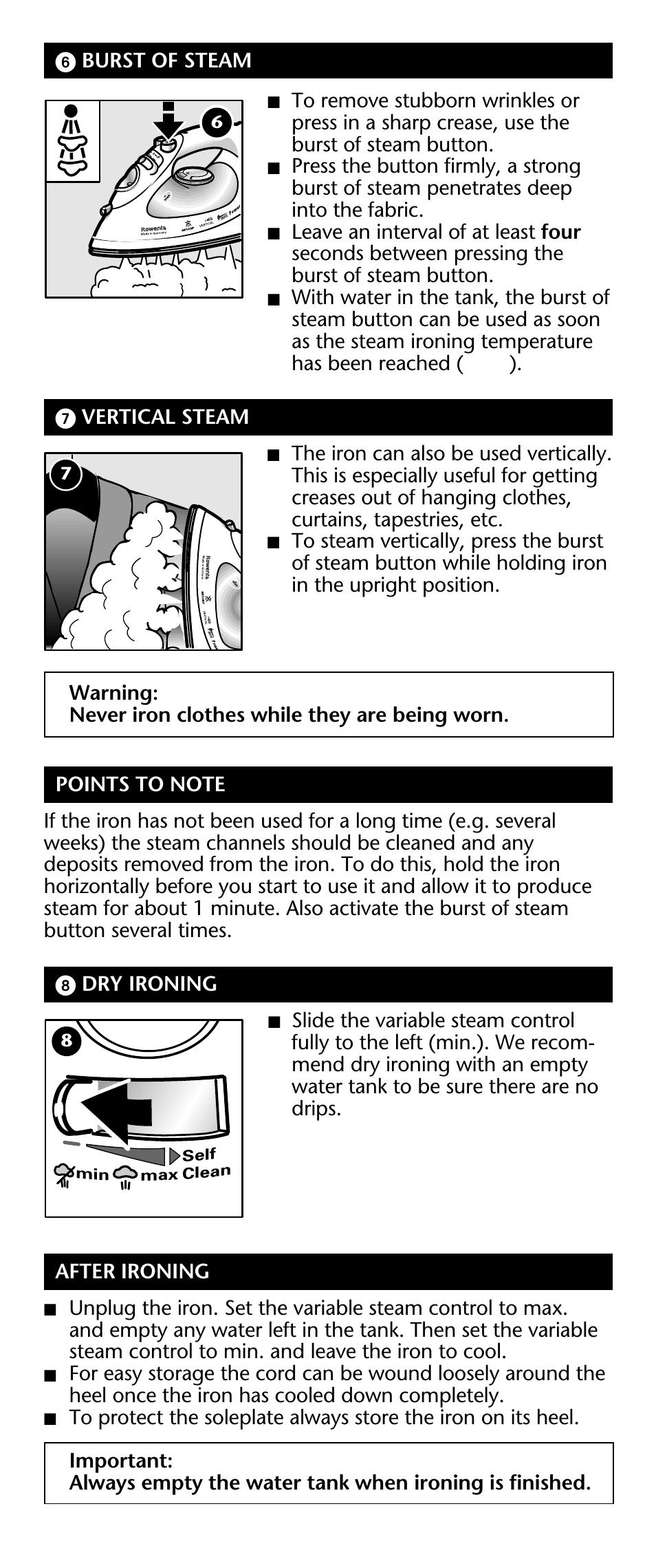 ROWENTA Power Press User Manual | Page 5 / 10