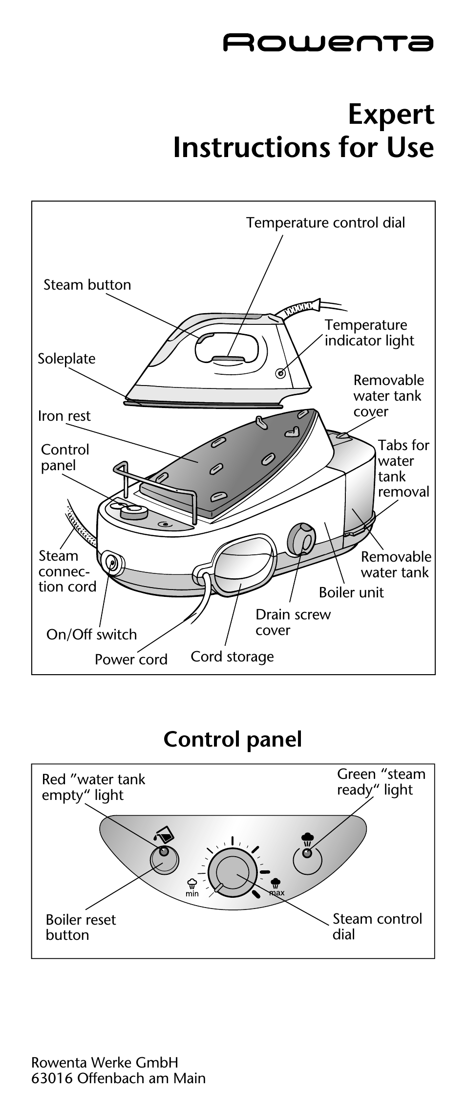 ROWENTA Werke User Manual | 10 pages