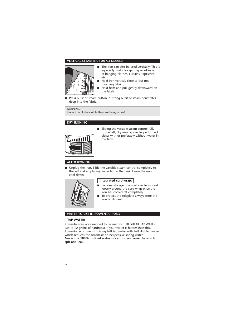ROWENTA Professional DE 873 User Manual | Page 7 / 8