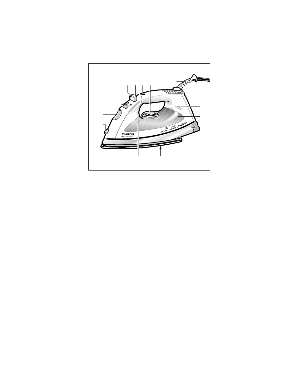 ROWENTA Precision Steam Iron User Manual | Page 4 / 11