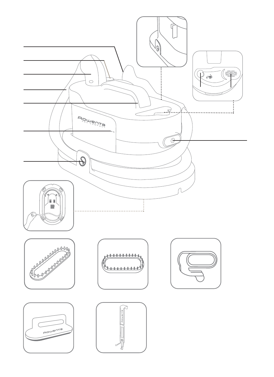 ROWENTA GARMENT STEAMER User Manual | Page 2 / 12