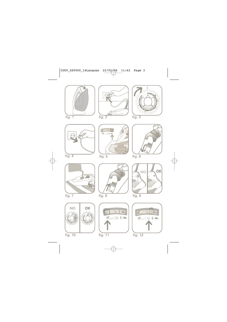 ROWENTA DZ9030 User Manual | Page 3 / 12