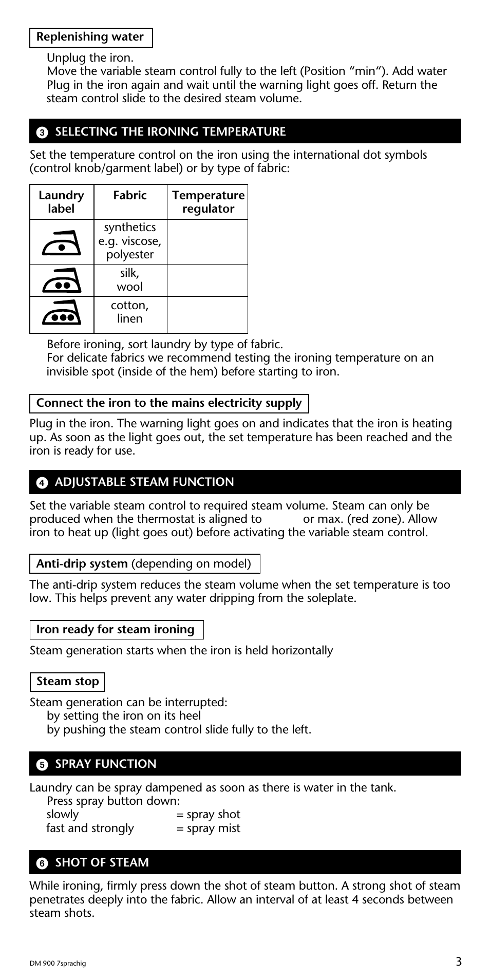 ROWENTA 1DM 900 User Manual | Page 3 / 5