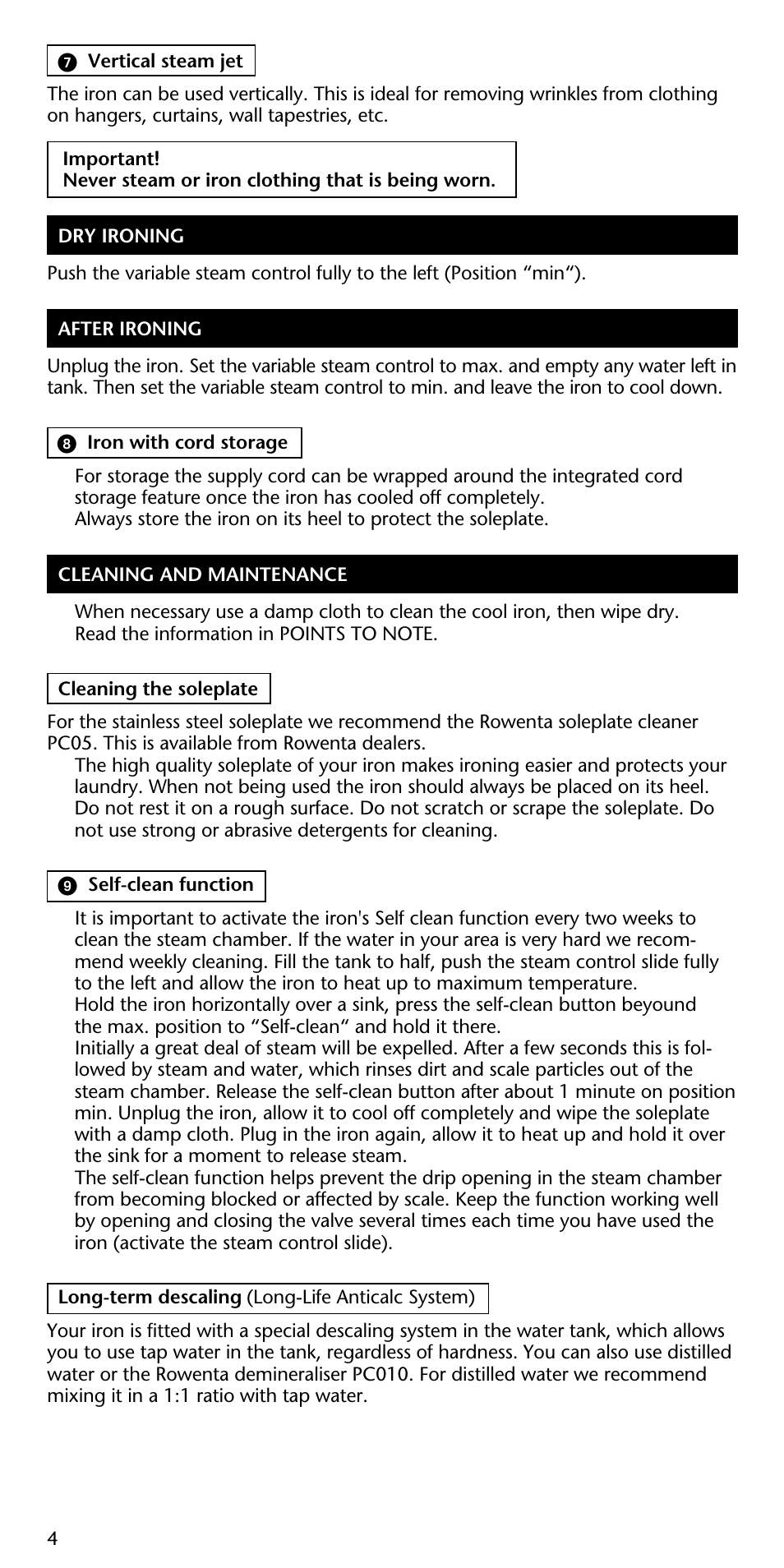 ROWENTA 1DM 900 User Manual | Page 4 / 5