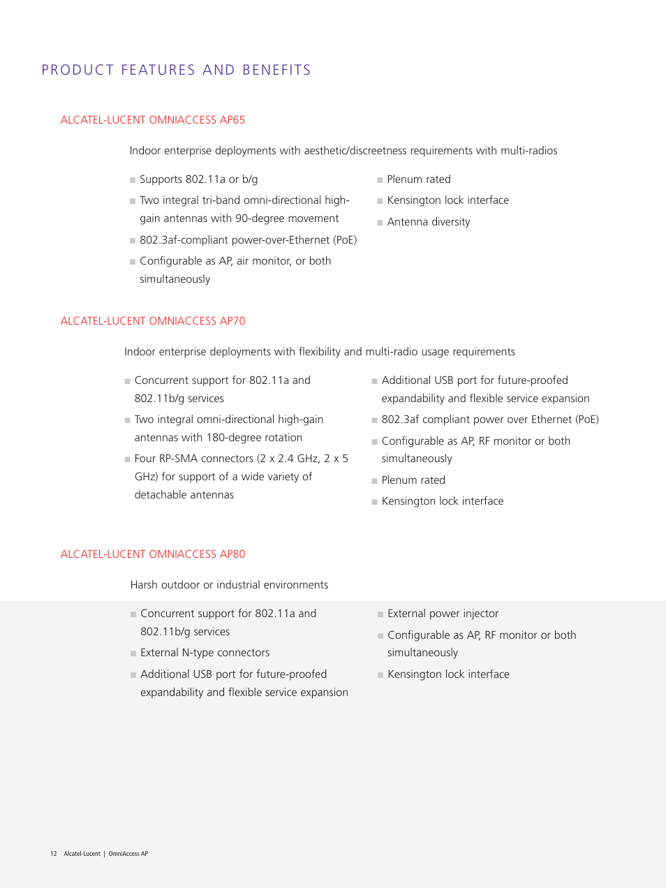 Riverstone Networks OAW-AP65 User Manual | Page 12 / 20