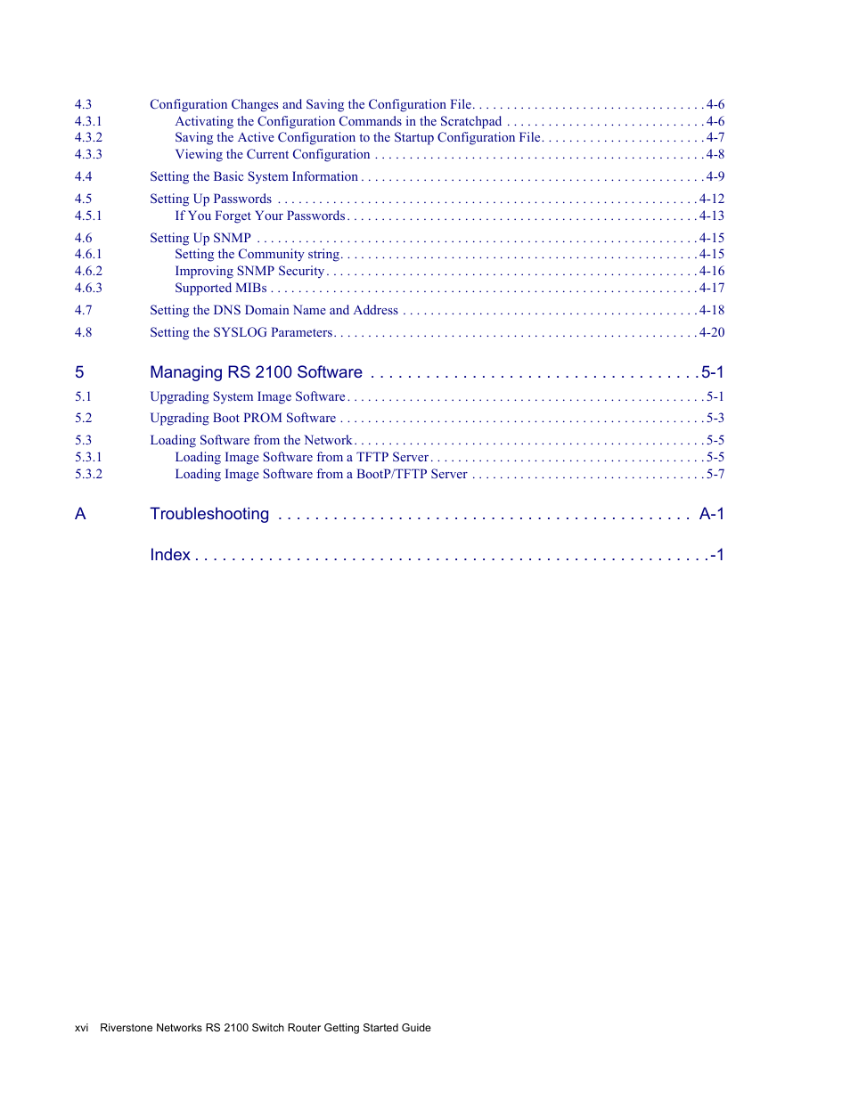 Riverstone Networks RS 2100 User Manual | Page 16 / 77