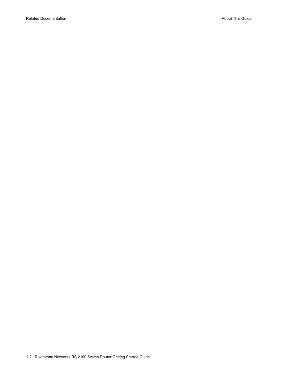 Riverstone Networks RS 2100 User Manual | Page 22 / 77