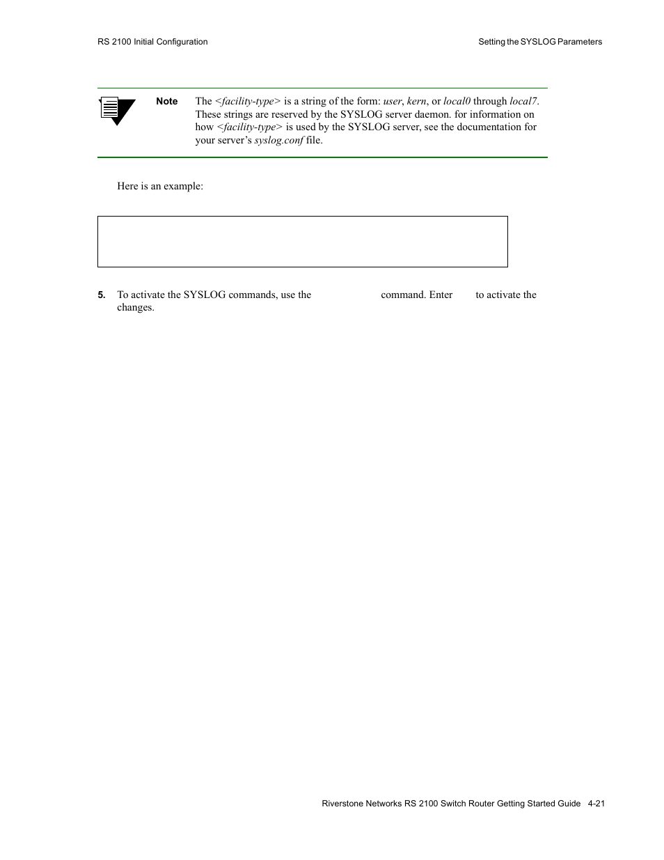 Riverstone Networks RS 2100 User Manual | Page 61 / 77