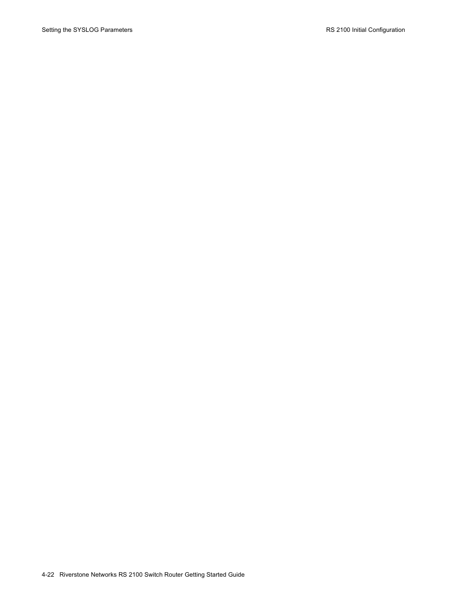 Riverstone Networks RS 2100 User Manual | Page 62 / 77