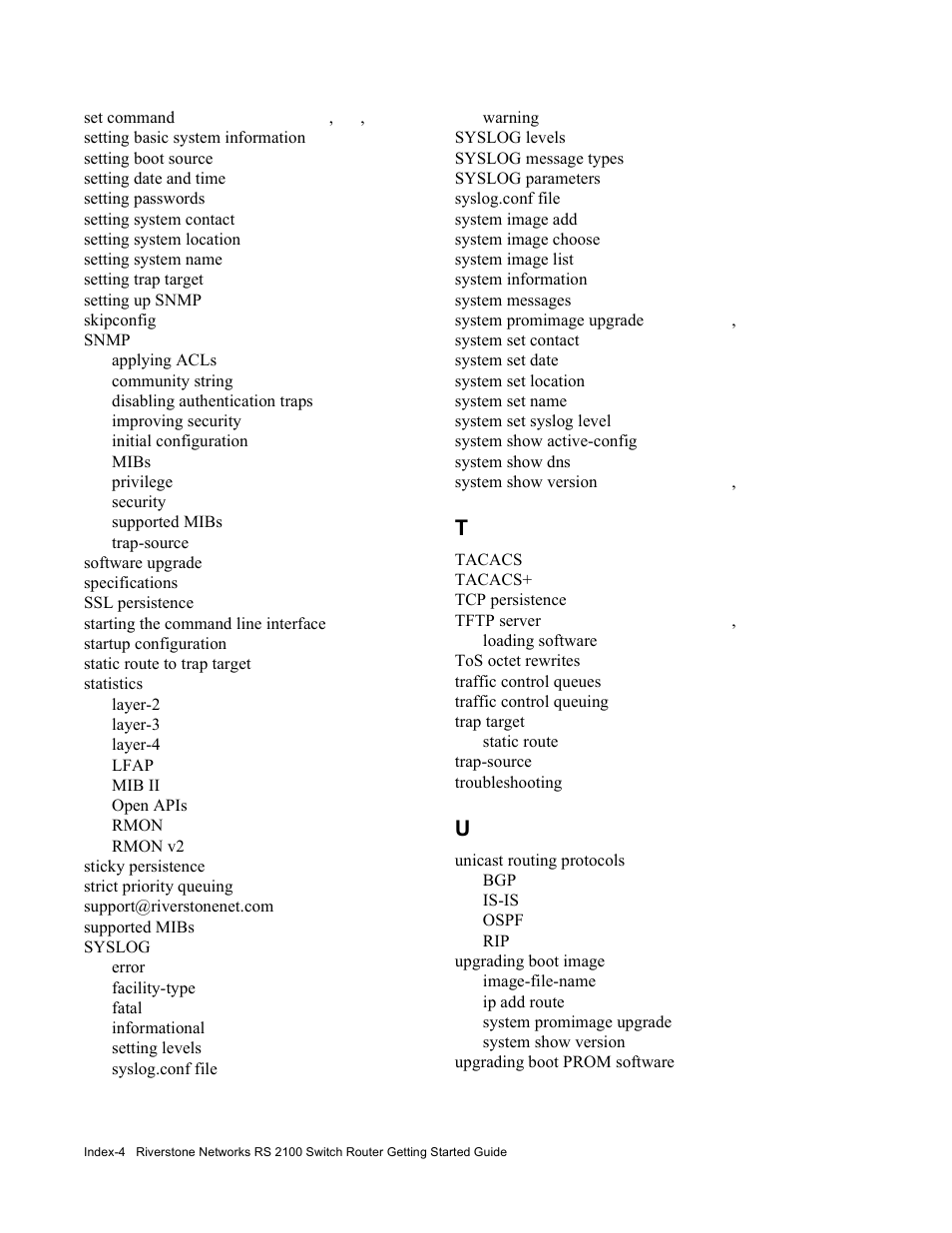 Riverstone Networks RS 2100 User Manual | Page 76 / 77