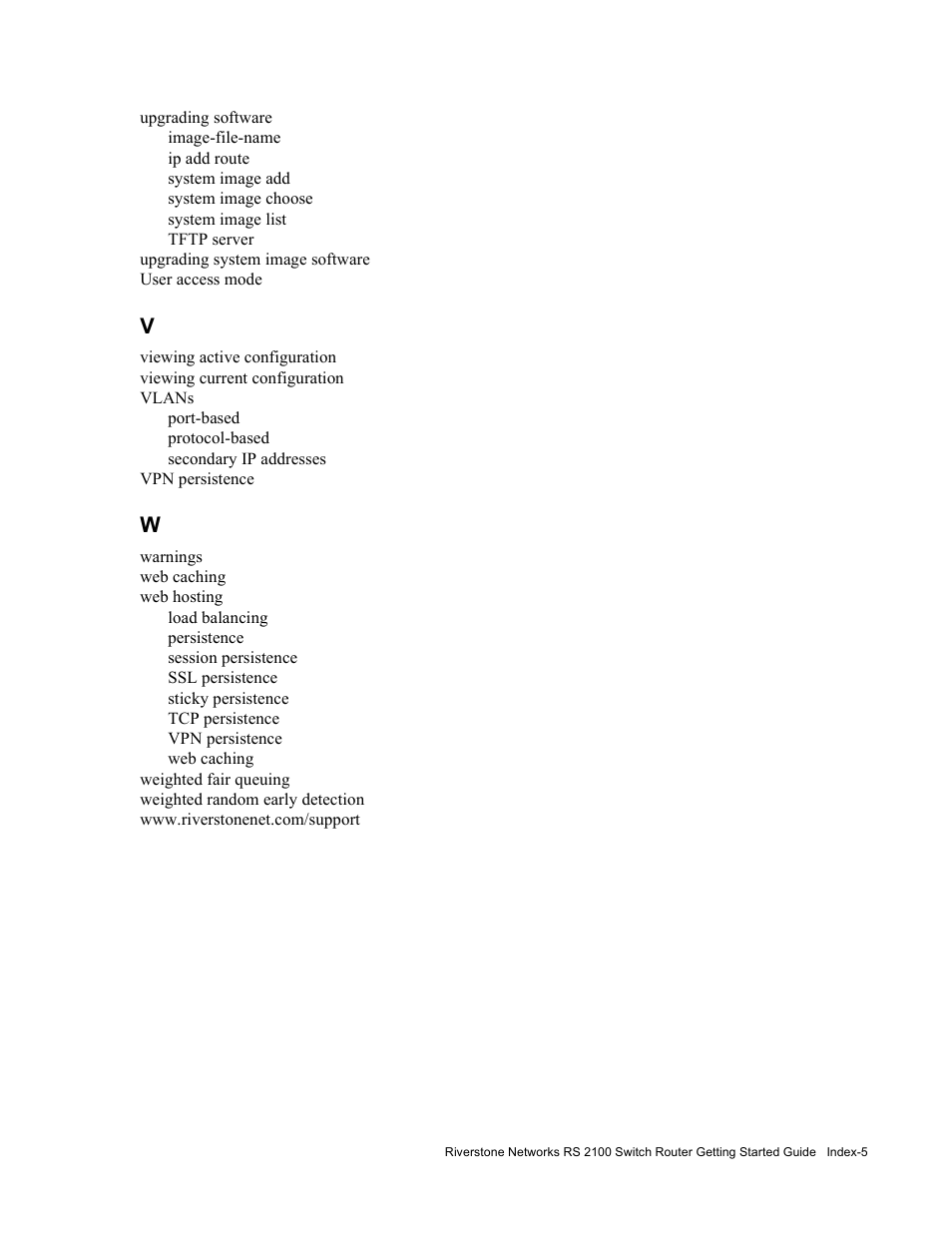 Riverstone Networks RS 2100 User Manual | Page 77 / 77