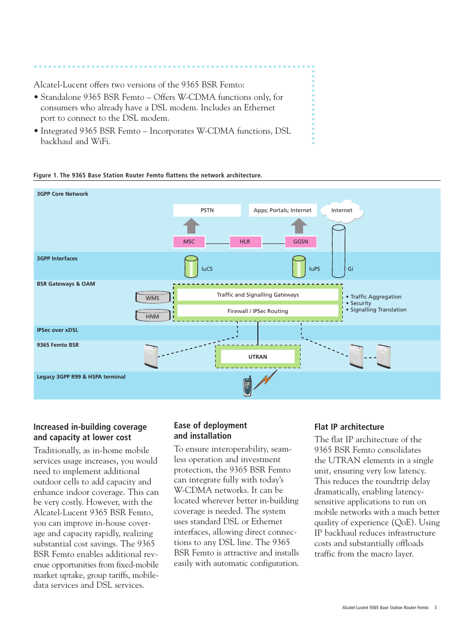 Riverstone Networks Base Station Router Femto 9365 User Manual | Page 3 / 4