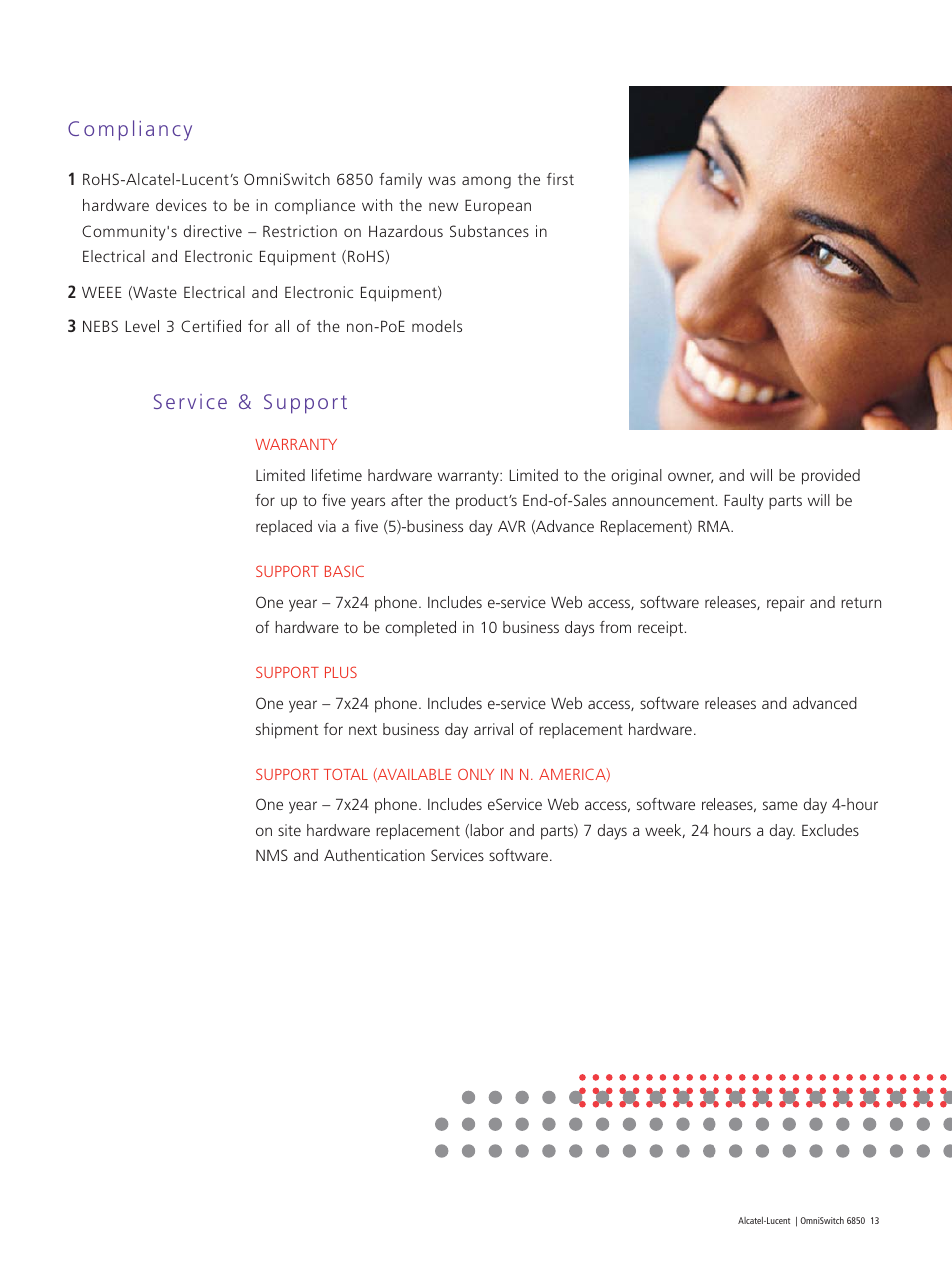 Riverstone Networks 6850 User Manual | Page 13 / 20