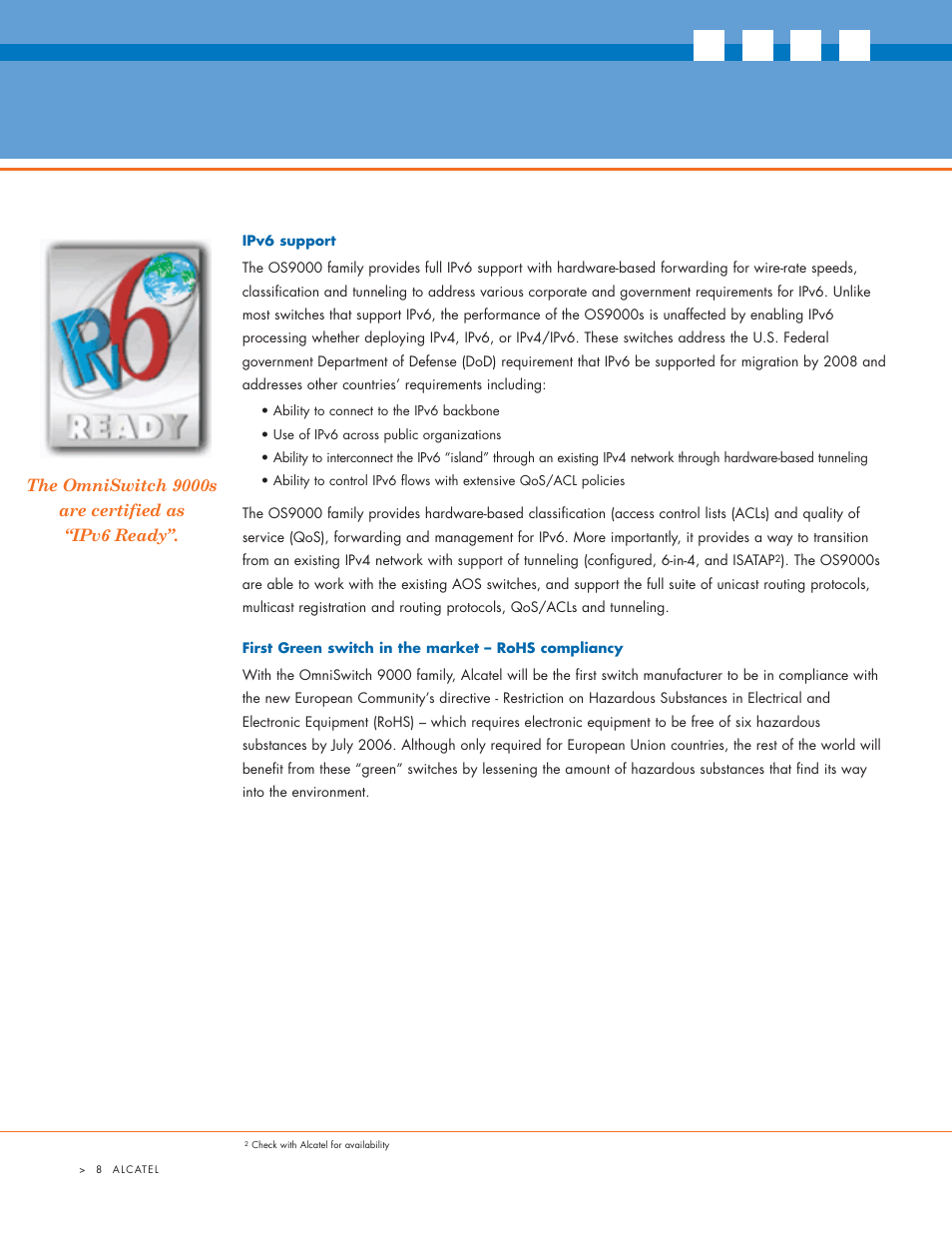 Riverstone Networks 9000 User Manual | Page 8 / 16