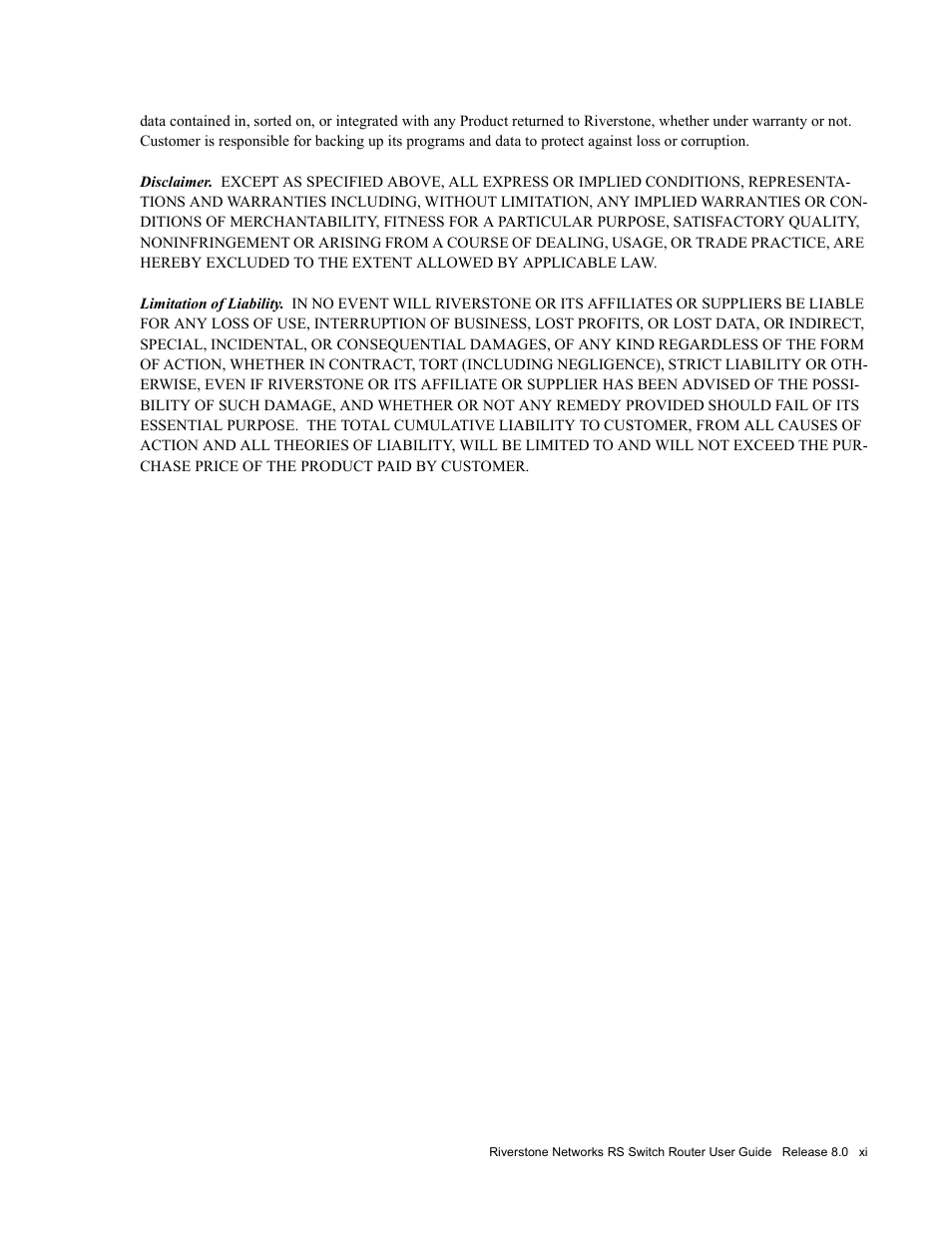 Riverstone Networks WICT1-12 User Manual | Page 11 / 718