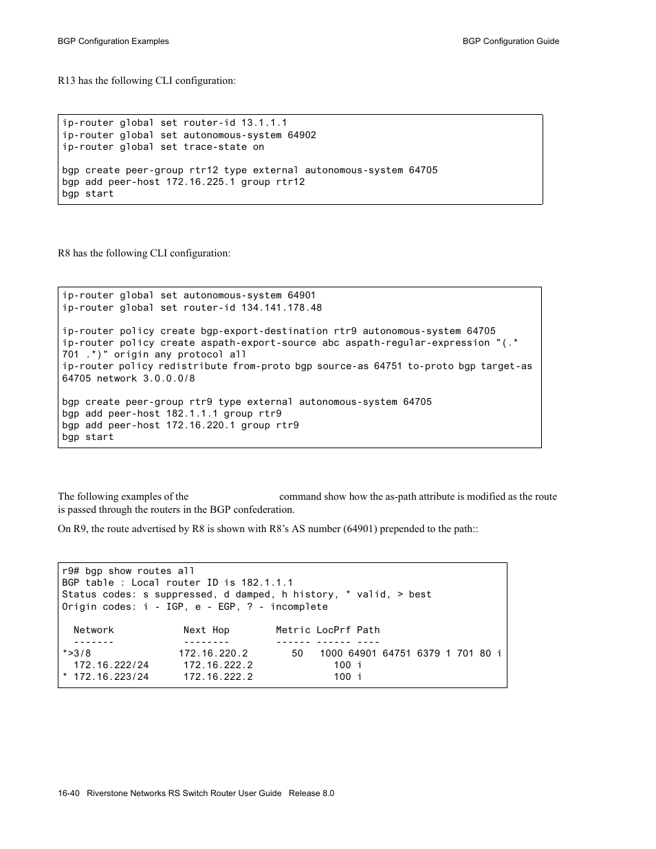 Riverstone Networks WICT1-12 User Manual | Page 298 / 718