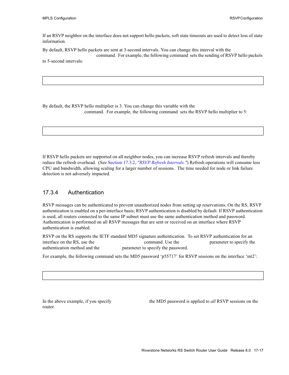 4 authentication, Authentication -17 | Riverstone Networks WICT1-12 User Manual | Page 325 / 718