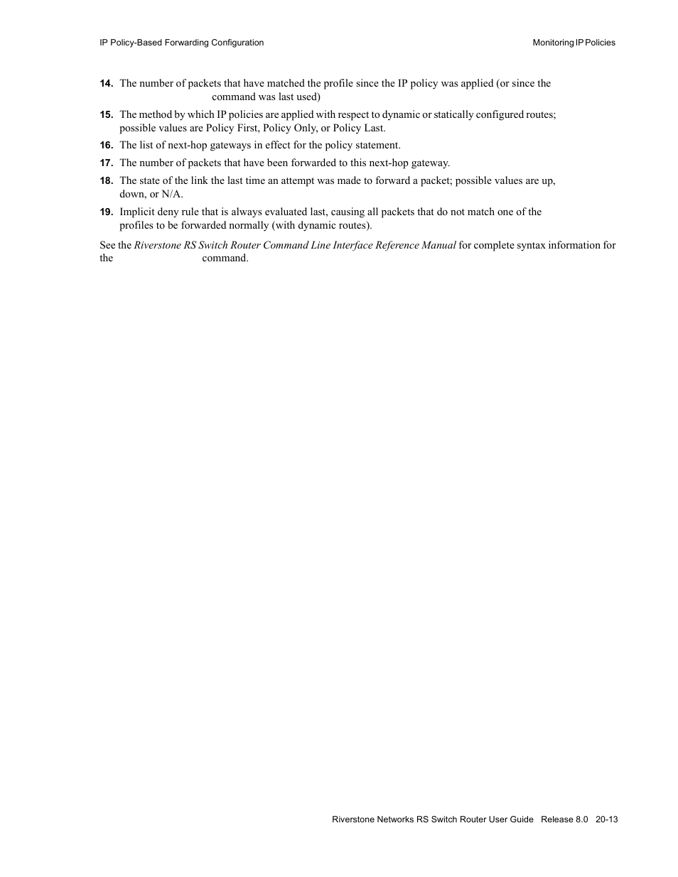 Riverstone Networks WICT1-12 User Manual | Page 485 / 718