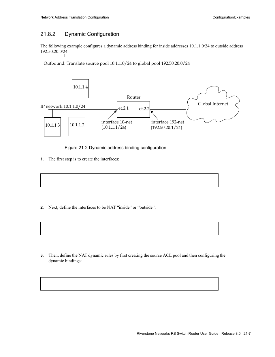 2 dynamic configuration, Dynamic configuration -7 | Riverstone Networks WICT1-12 User Manual | Page 493 / 718