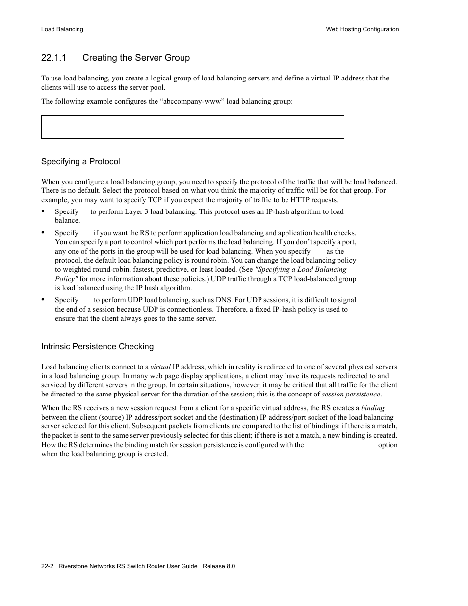 1 creating the server group, Creating the server group -2 | Riverstone Networks WICT1-12 User Manual | Page 500 / 718