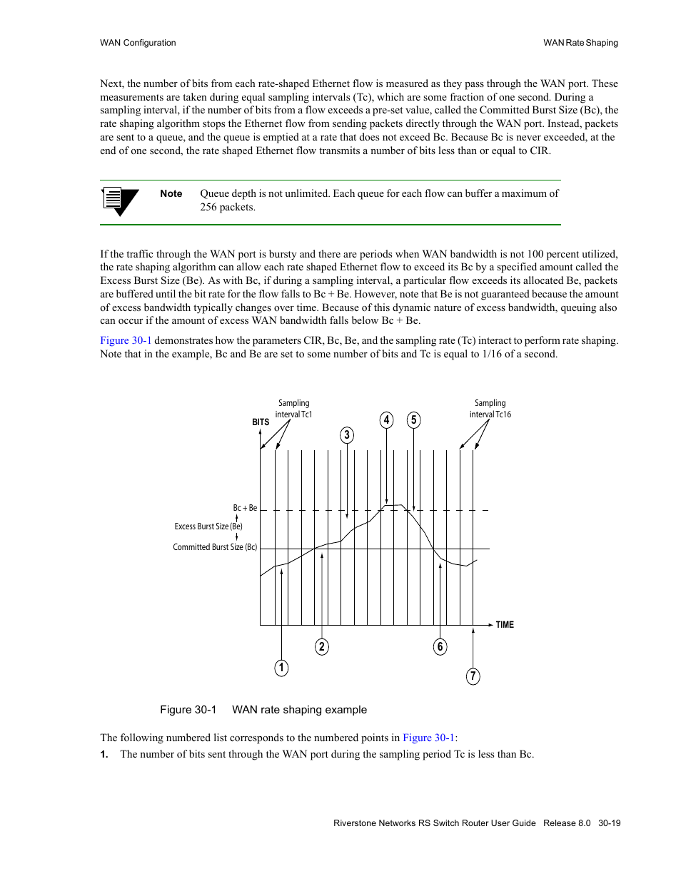 Figure 30-1 wan rate shaping example -19 | Riverstone Networks WICT1-12 User Manual | Page 623 / 718
