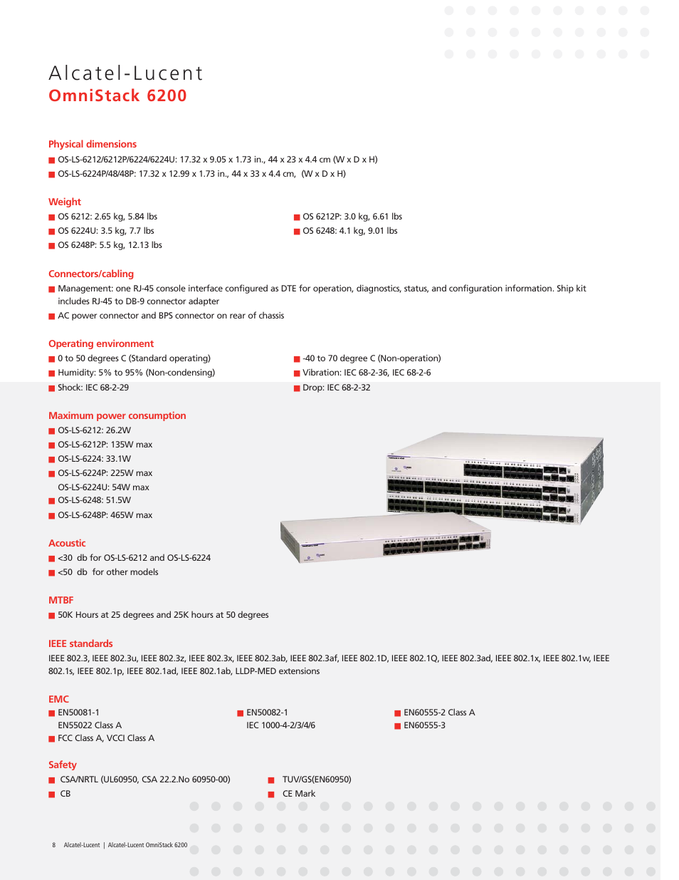 Omnistack 6200 | Riverstone Networks OmniStack 6200 User Manual | Page 8 / 12