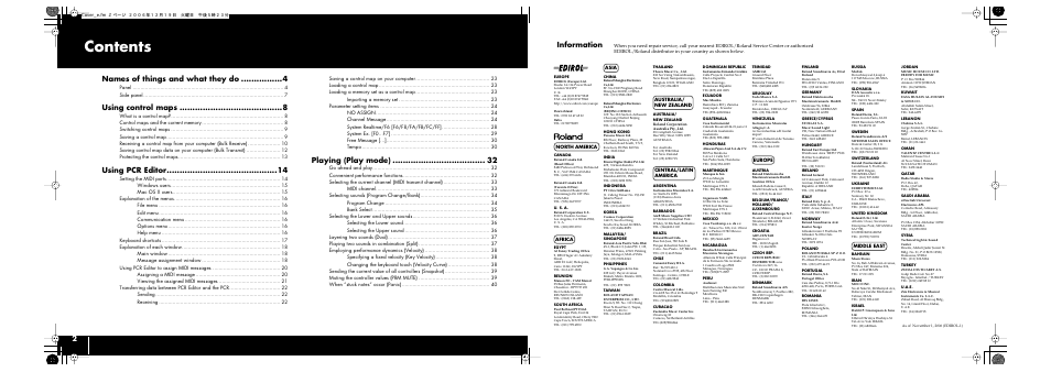 Roland PCR-500 User Manual | Page 99 / 100