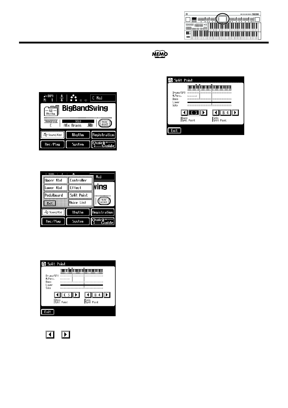 Bass split point, 128 chapter 6 using the lower keyboard effectively | Roland AT90S User Manual | Page 130 / 236