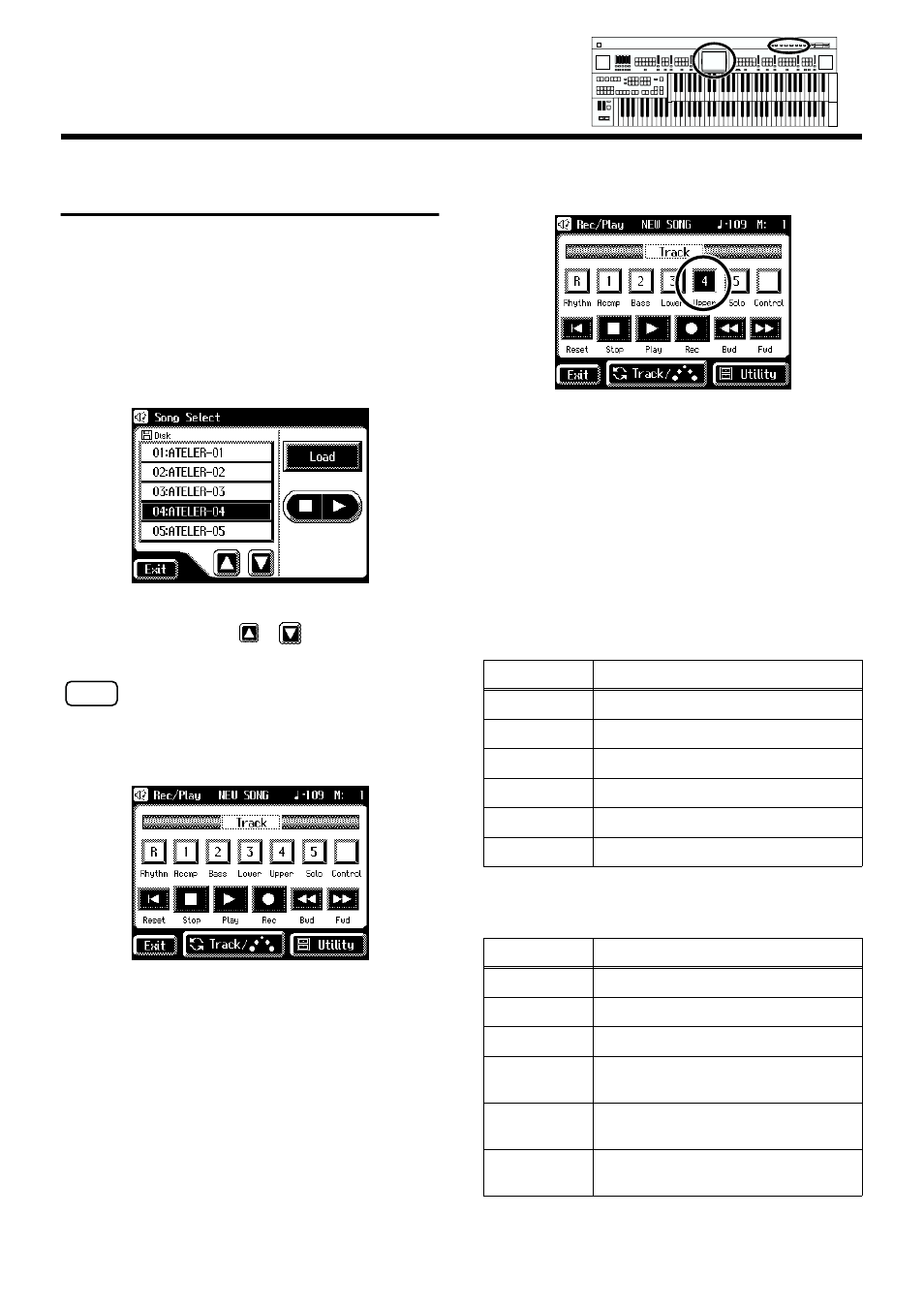 Silencing a specific track (track mute), Track assignments when playing commercial smf data, 134 chapter 7 recording/playing back what you play | Roland AT90S User Manual | Page 136 / 236