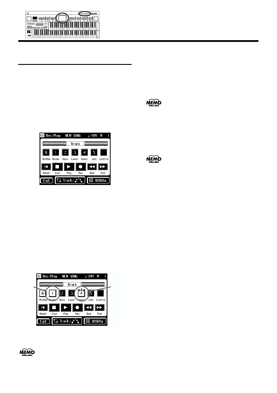 Recording each part separately, 135 chapter 7 recording/playing back what you play | Roland AT90S User Manual | Page 137 / 236
