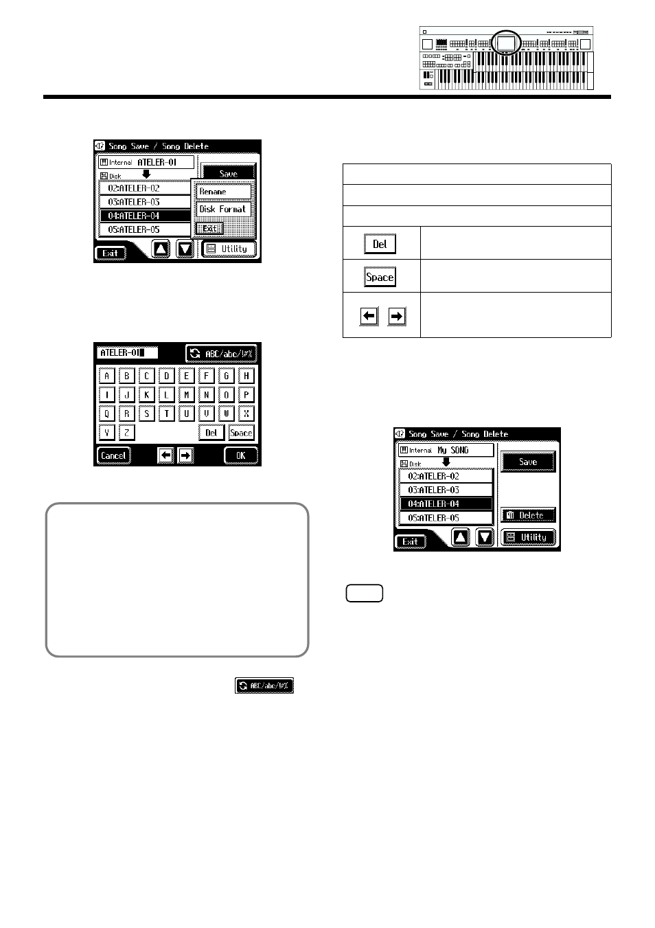 138 chapter 7 recording/playing back what you play | Roland AT90S User Manual | Page 140 / 236