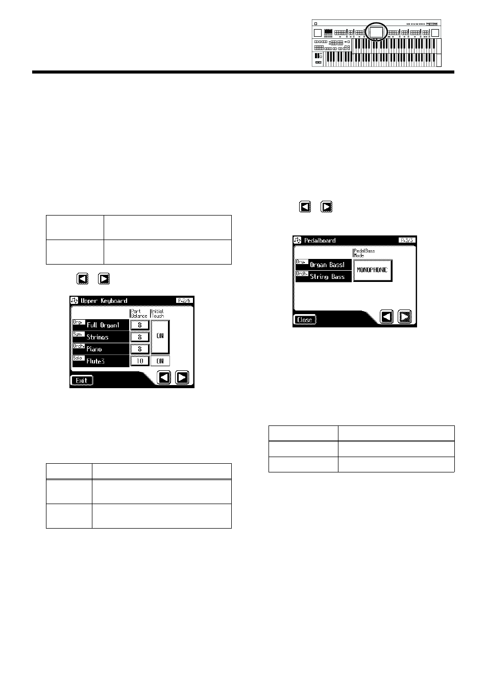 Turning initial touch on/off, Changing the pedalboard polyphony | Roland AT90S User Manual | Page 160 / 236