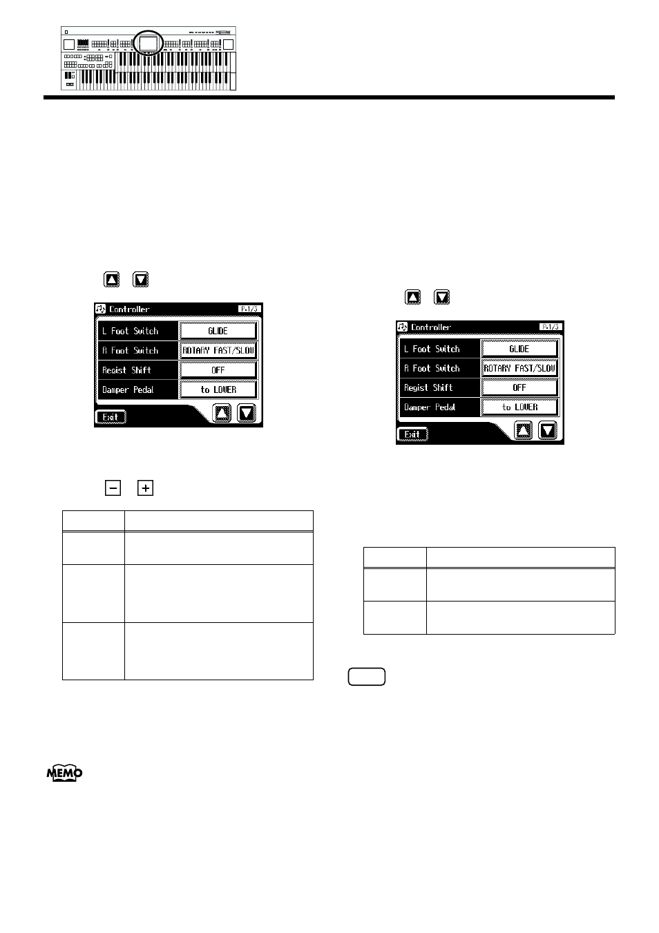 Using the foot switch to switch registrations, P. 161) | Roland AT90S User Manual | Page 163 / 236