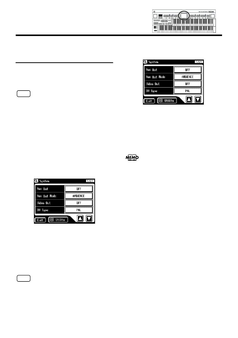 Switching the tv format | Roland AT90S User Manual | Page 186 / 236