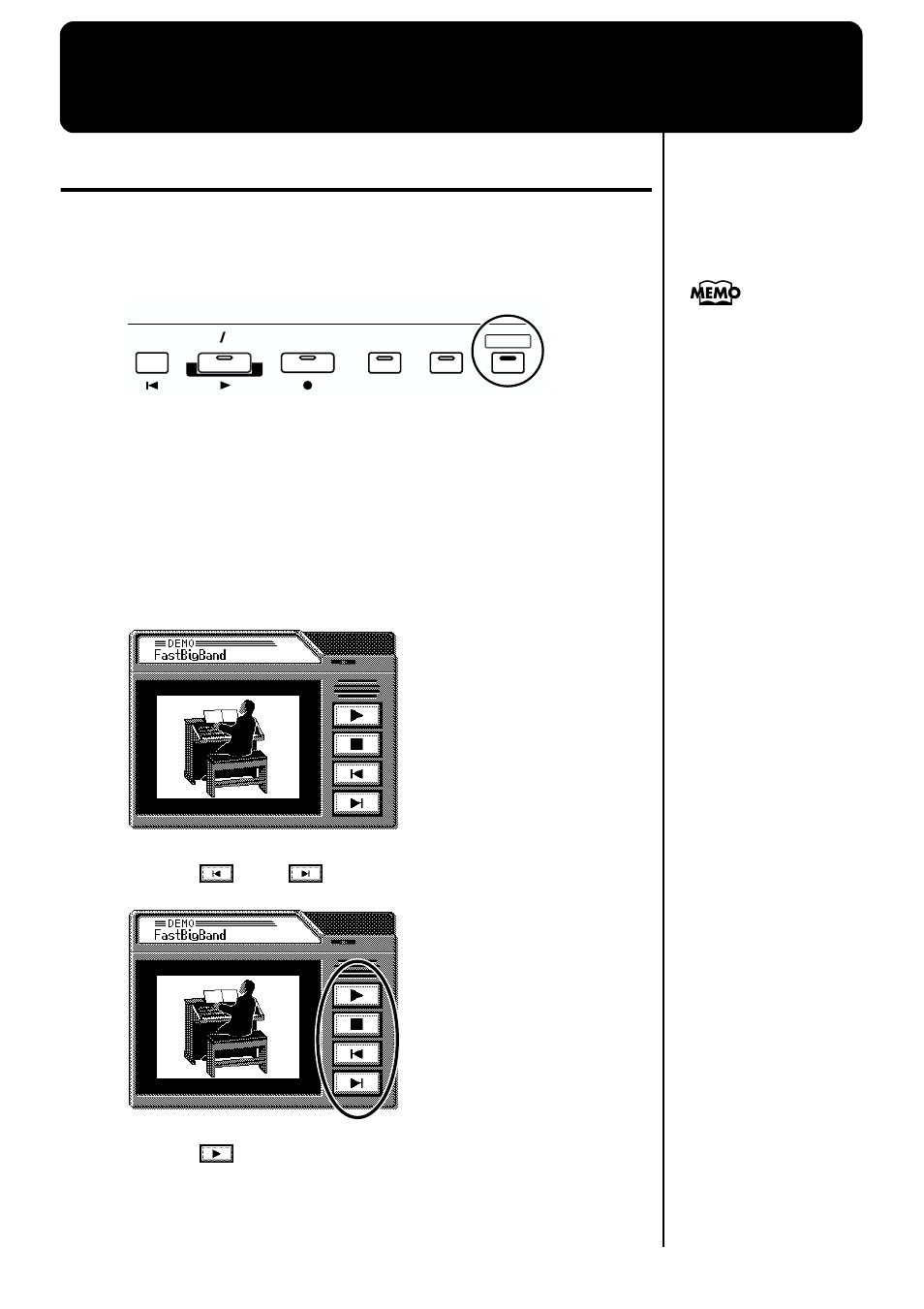 Chapter 1 selecting and playing sounds, Listening to the demo songs, P. 32, p. 130 | Roland AT90S User Manual | Page 34 / 236