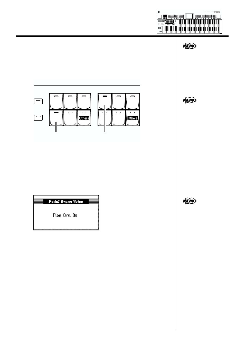 Selecting pedal bass voice, P. 38 | Roland AT90S User Manual | Page 40 / 236