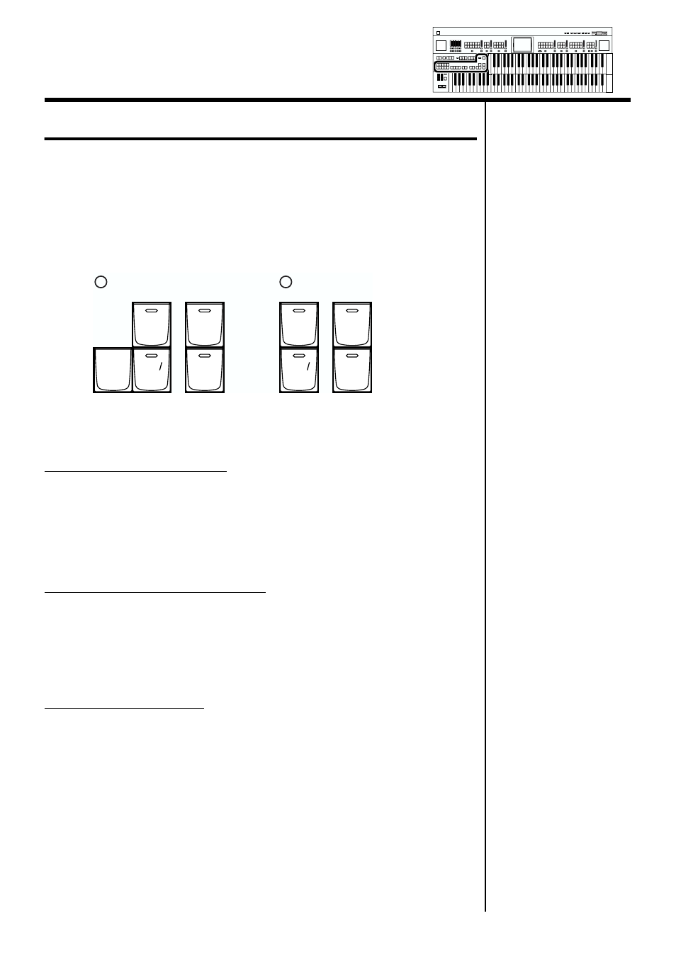 Playing rhythm, Starting at the press of a button, P. 58, p. 59 | P. 58, p. 60 | Roland AT90S User Manual | Page 60 / 236