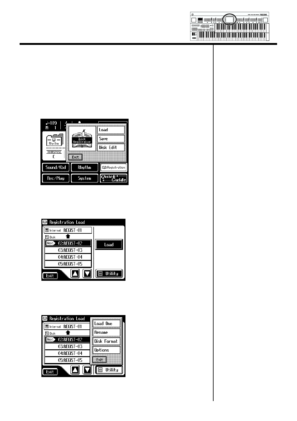 Changing the timing of recalling registrations | Roland AT90S User Manual | Page 80 / 236