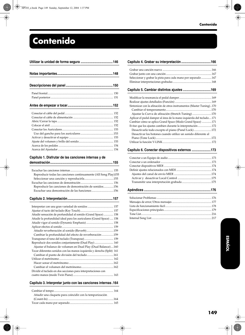 Roland HP103e User Manual | Page 151 / 224