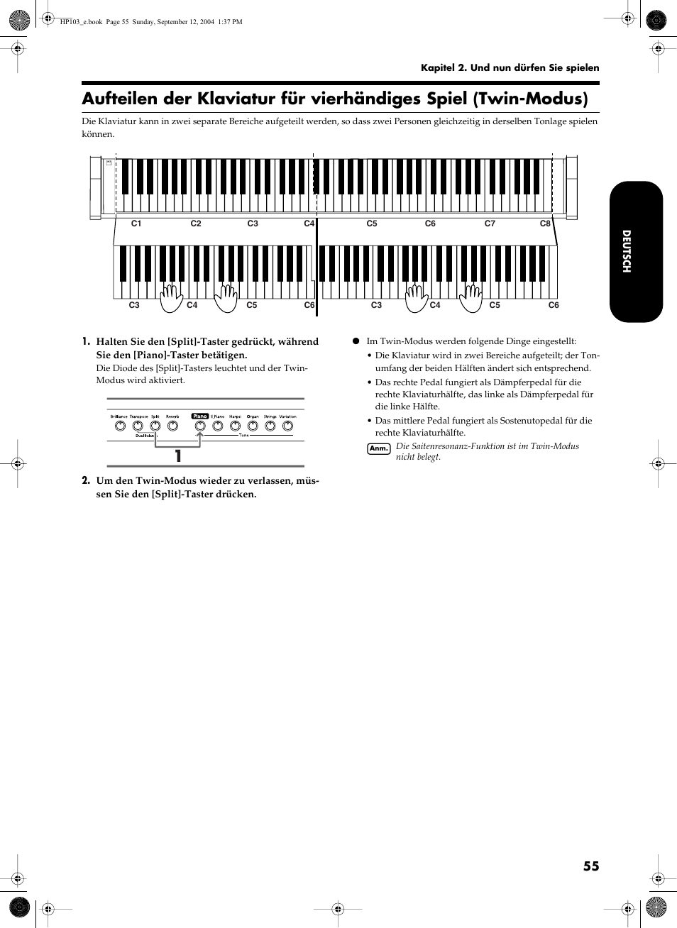 Roland HP103e User Manual | Page 57 / 224