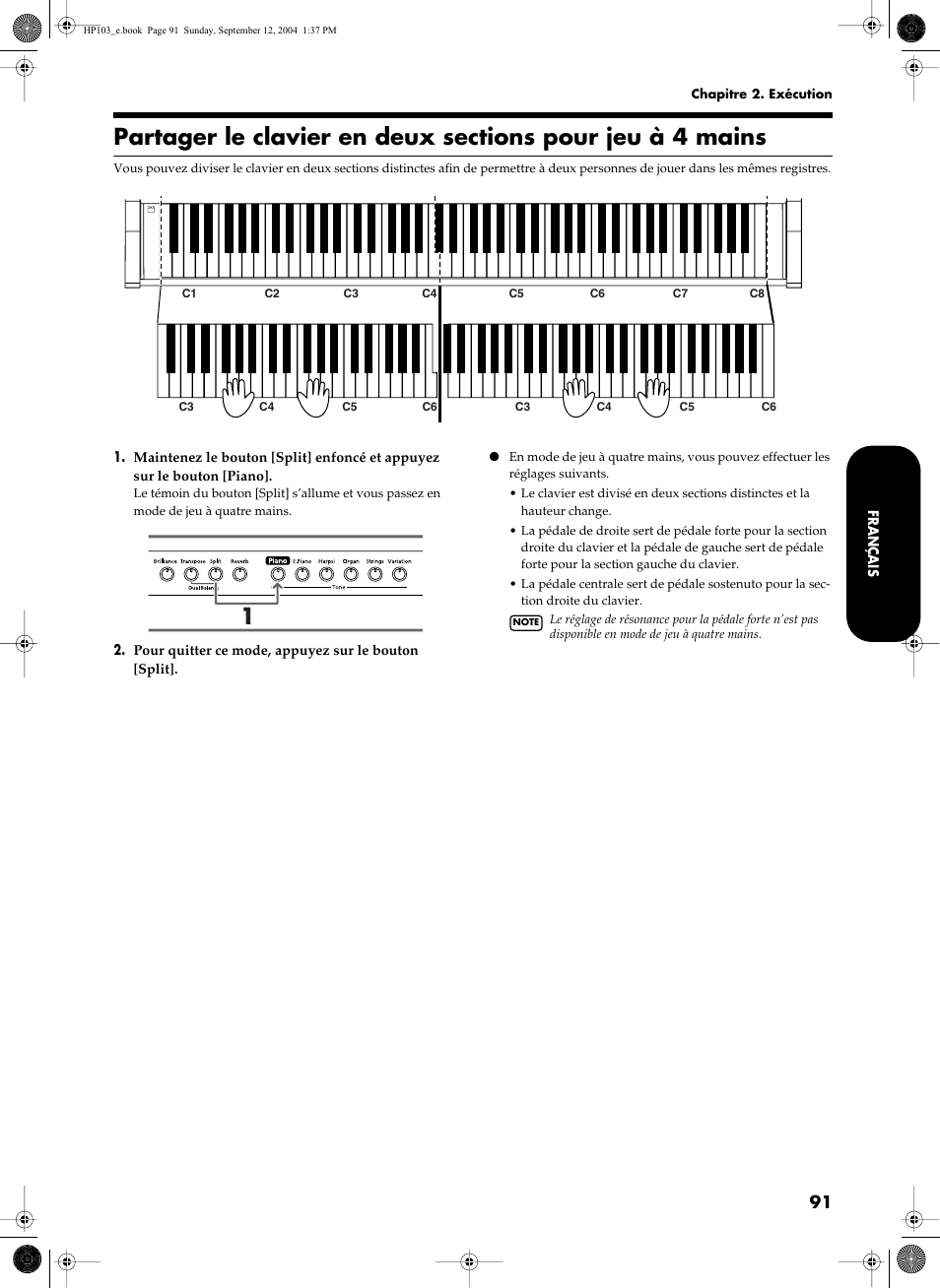 Roland HP103e User Manual | Page 93 / 224