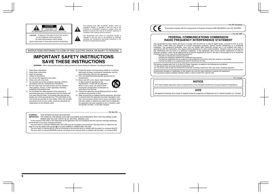 Notice avis | Roland Fantom-S88 User Manual | Page 2 / 228