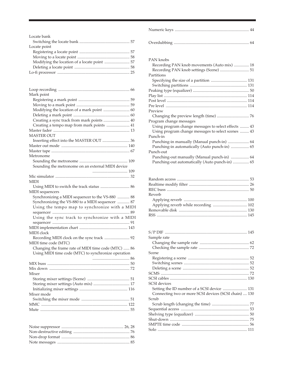 Roland Vs-880 User Manual | Page 150 / 154