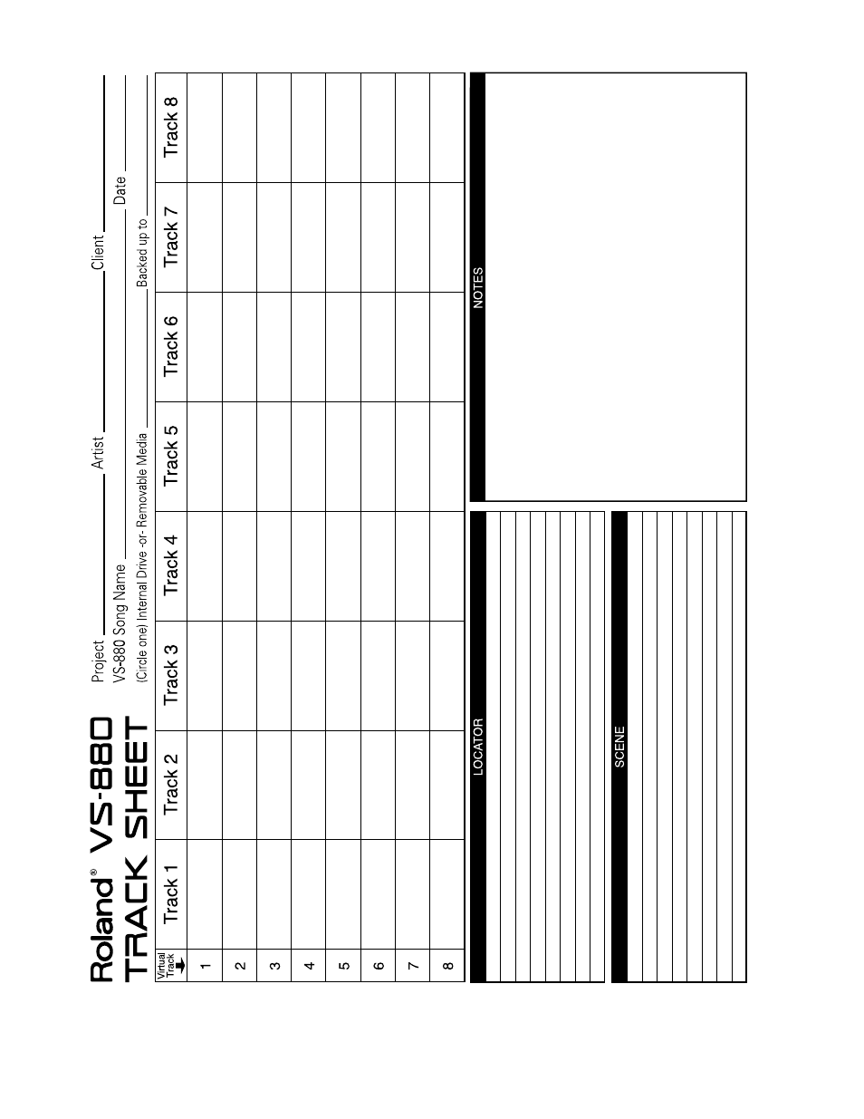 Roland Vs-880 User Manual | Page 152 / 154