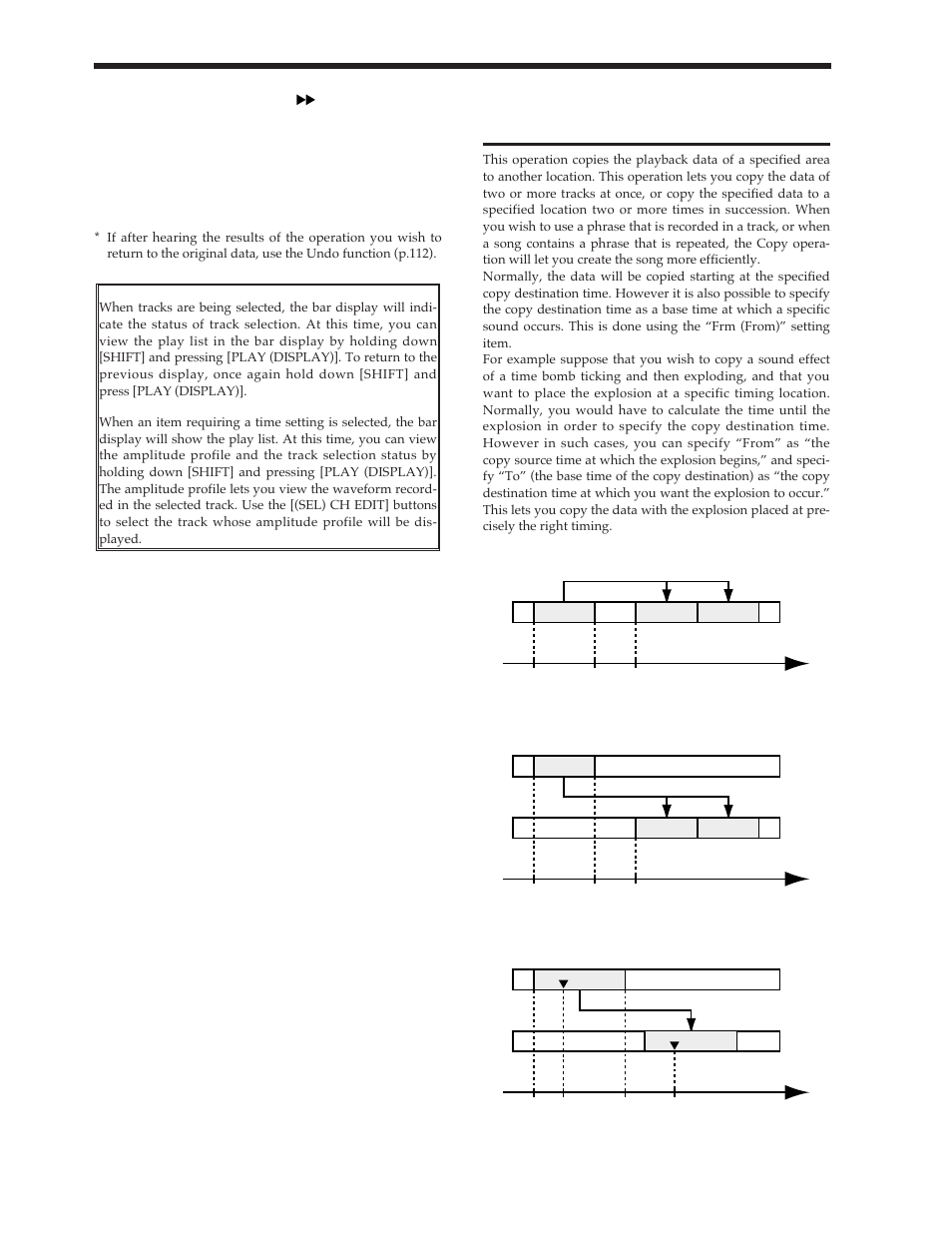 Re-using part of the perfor- mance (copy) | Roland Vs-880 User Manual | Page 78 / 154