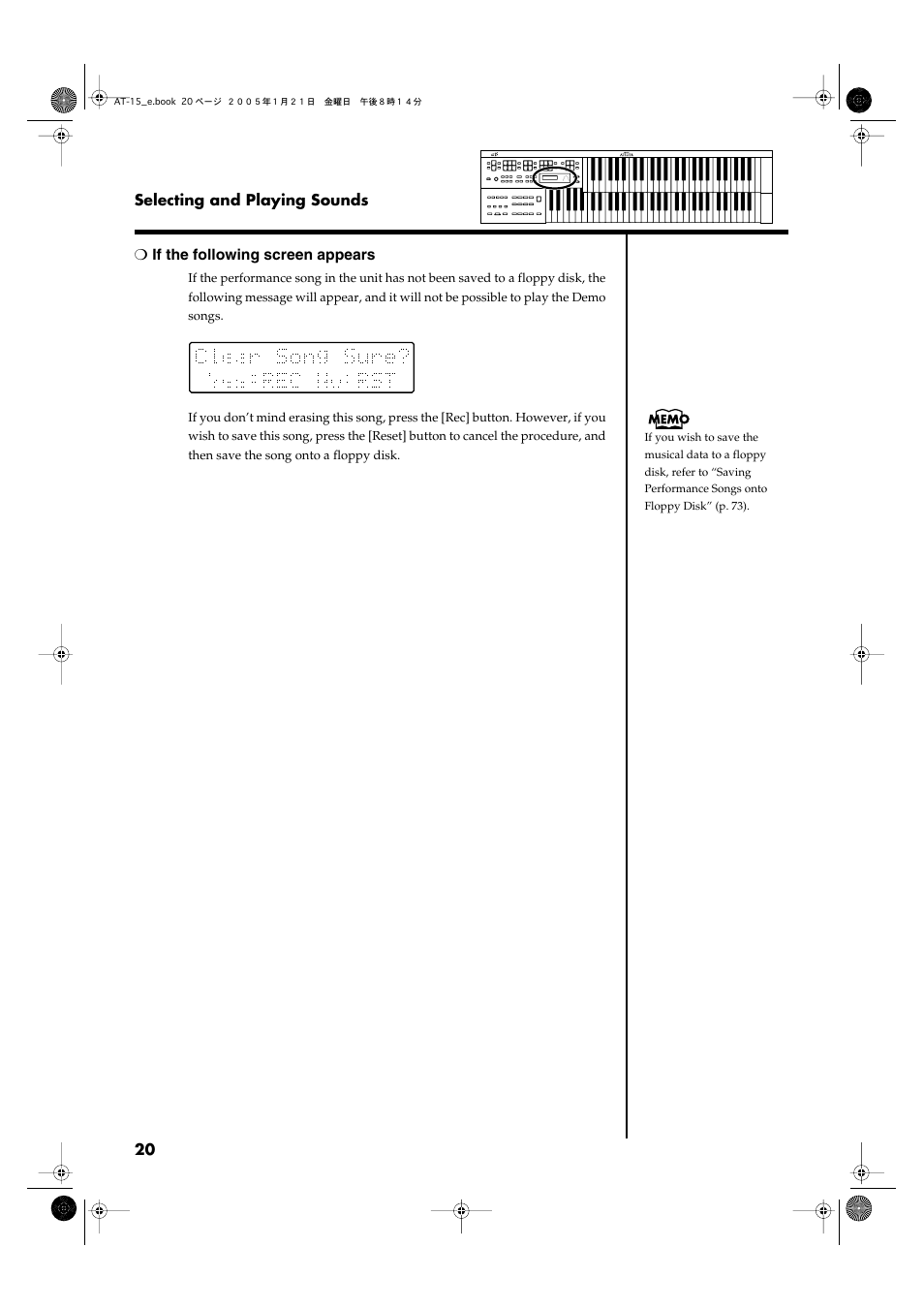 Roland AT15 User Manual | Page 20 / 120